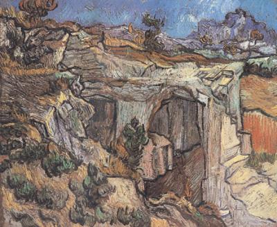 Vincent Van Gogh Entrance to a Quarry near Saint-Remy (nn04)